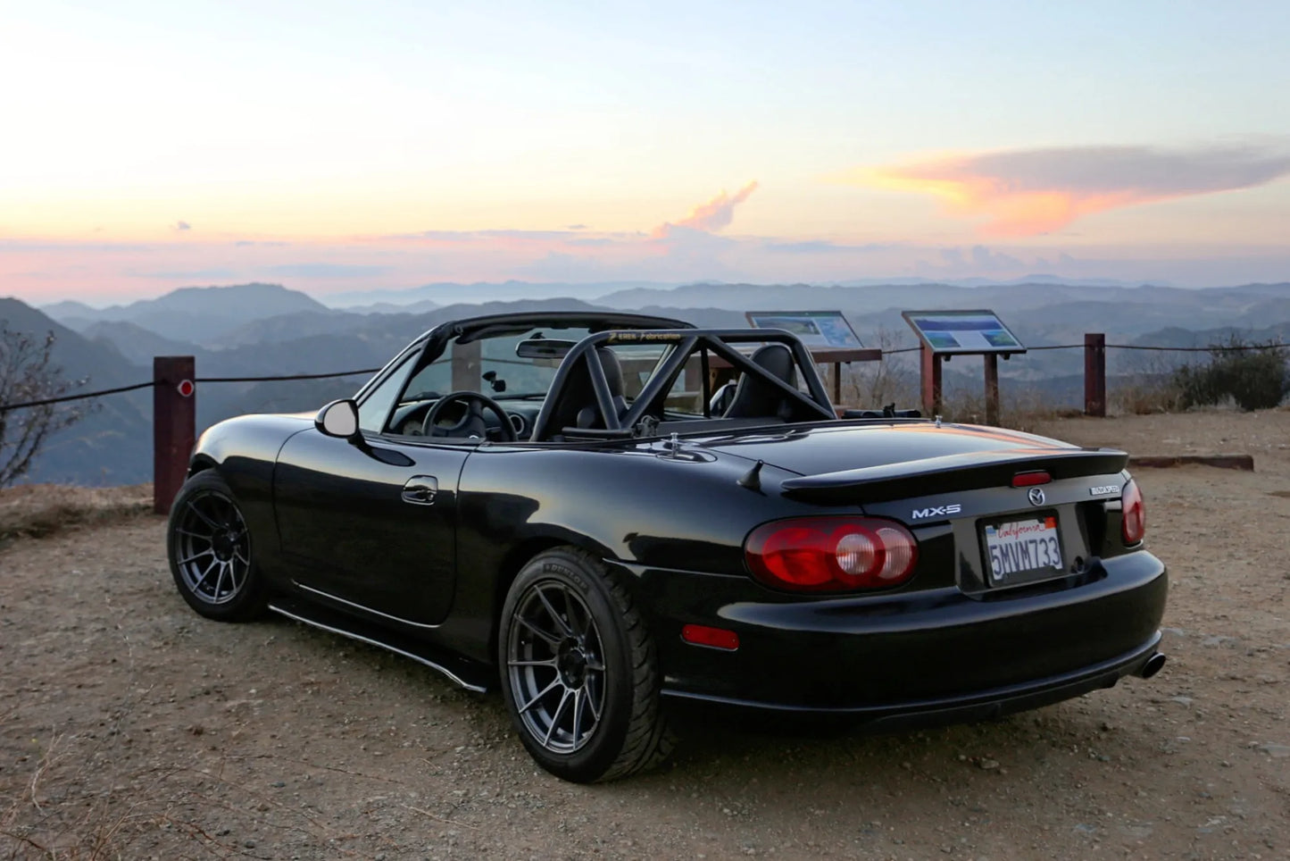 Barra antivuelco Miata de doble diagonal